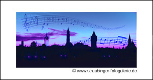 Straubing - Musik liegt in der Luft - blau