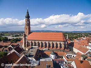 Basilika St. Jakob - Luftansicht - Fotowerbung Bernhard